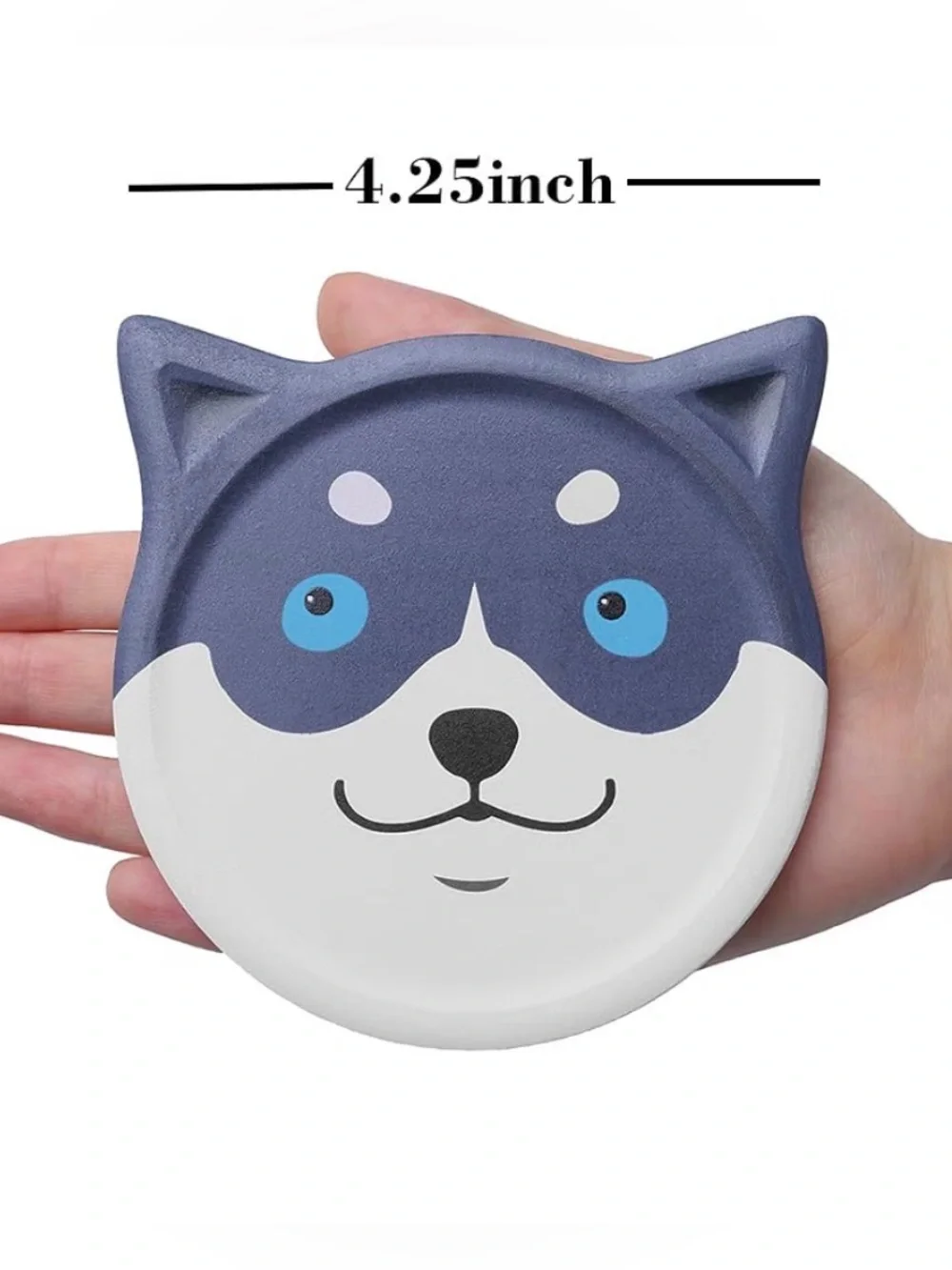 Cute Dog Face ceramic Coasters  (Set of 4)